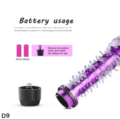Powerful Textured Vibrator for Women – Waterproof Multi-Speed Pleasure Massager_img_1