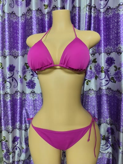 Women’s Stylish Bikini Set Collection – Tribal Print, Neon,Black & White,Solid Pink, Check & Hot Pink Two Piece Swimwear for Beach & Pool Party_img_5