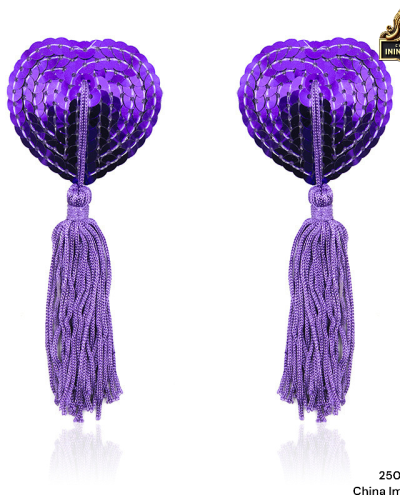 Luxury Heart Tassel Nipple CoversExotic Lingerie Accessories for Women
